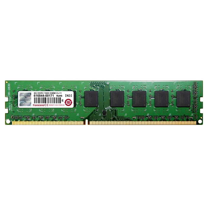 رم دسکتاپ ترنسند DDR3 مدل TRANSCEND 8G 1600Mhz